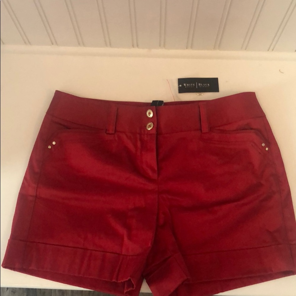 WHBM Red Shorts NWT